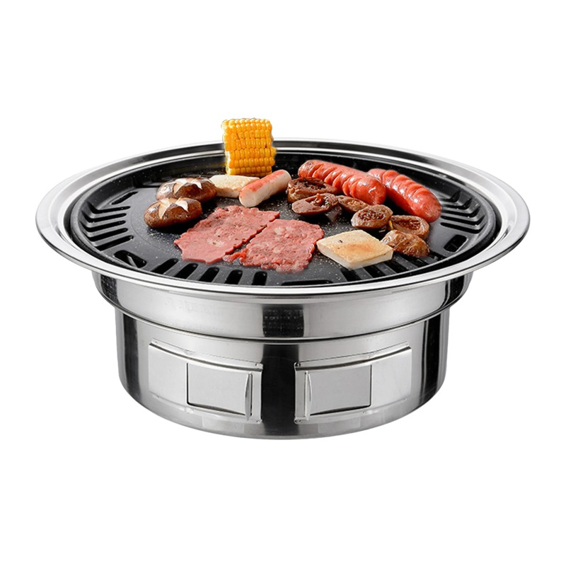 Korean Bbq Grill - 13 Inch Korean BBQ Grill Multifunctional