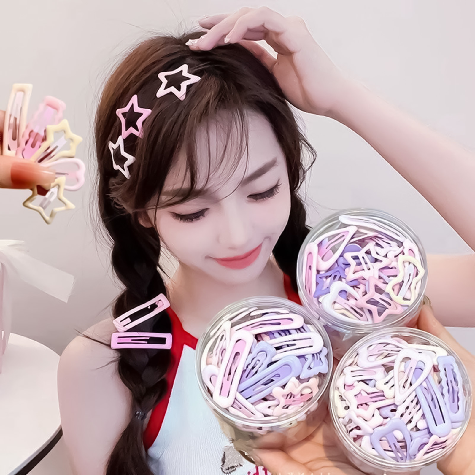 The Korean Lifestyle - 3PCS Sweet Style Headwear Pins All