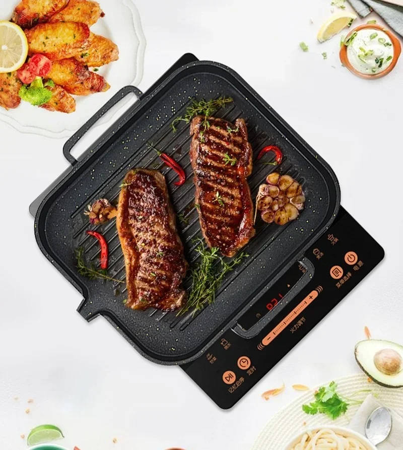 Aluminum Frying Pan Non-stick  - Korean Bbq Grill 评论和价格