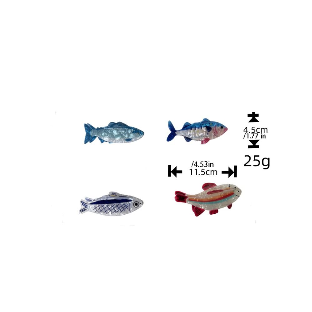 Hairpin Ocean Animal Hair Claw - The Korean Lifestyle 评论和价格