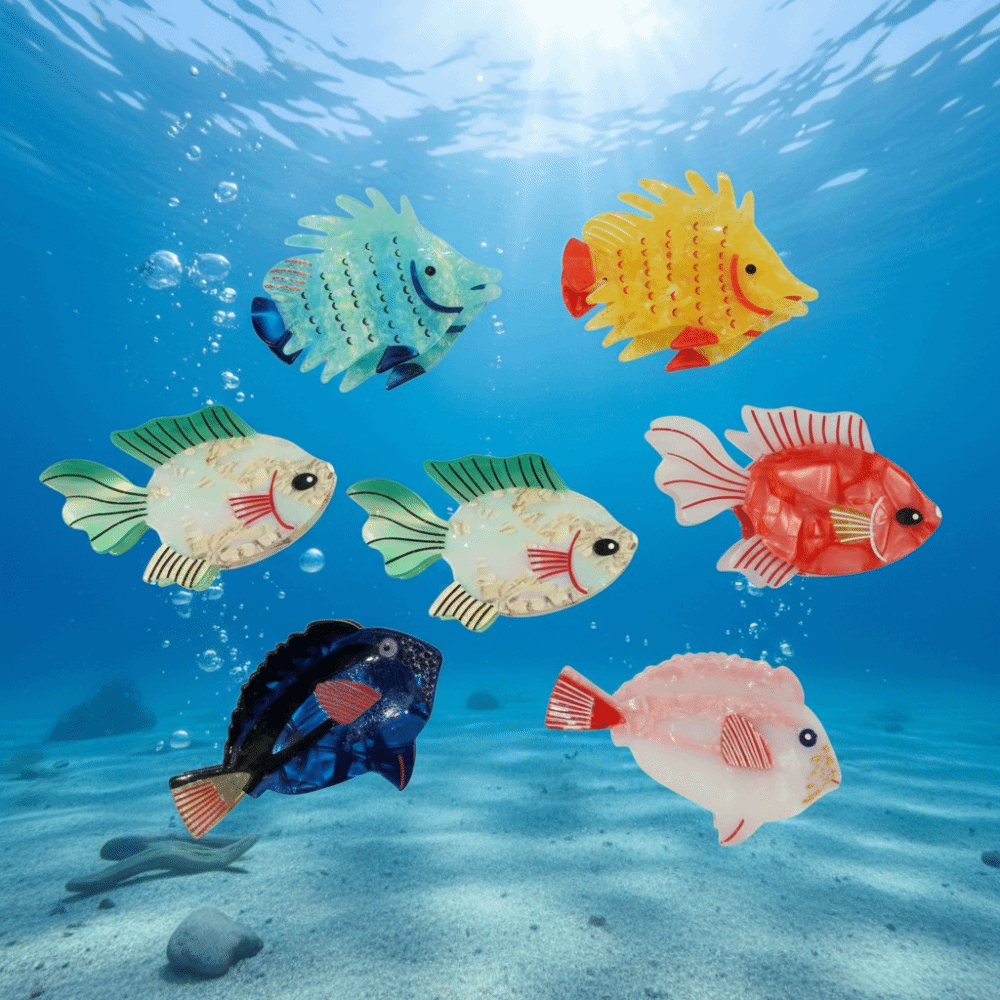 Goldfish Acetate Ocean Animal  - Korean Women Lifestyle 评论和价格