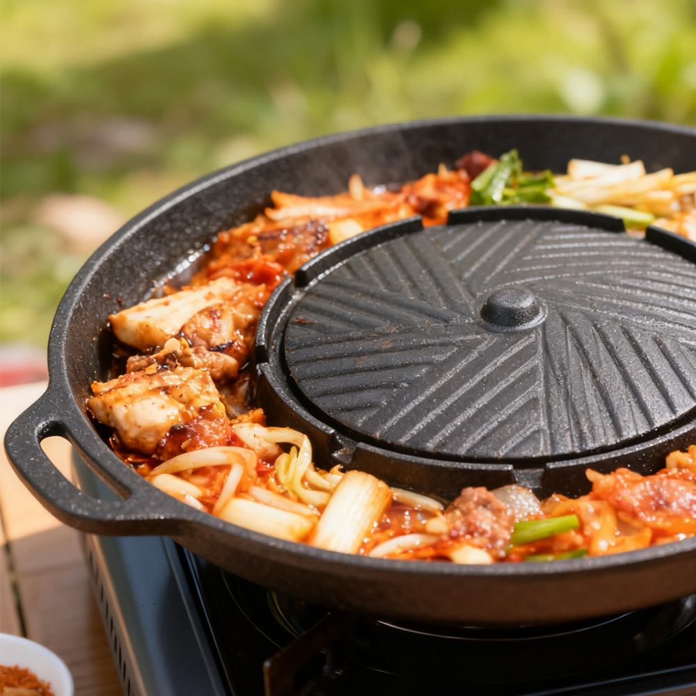 KOSUN Korean BBQ Grill Pan 2 i - Korean Bbq Grill 评论和价格