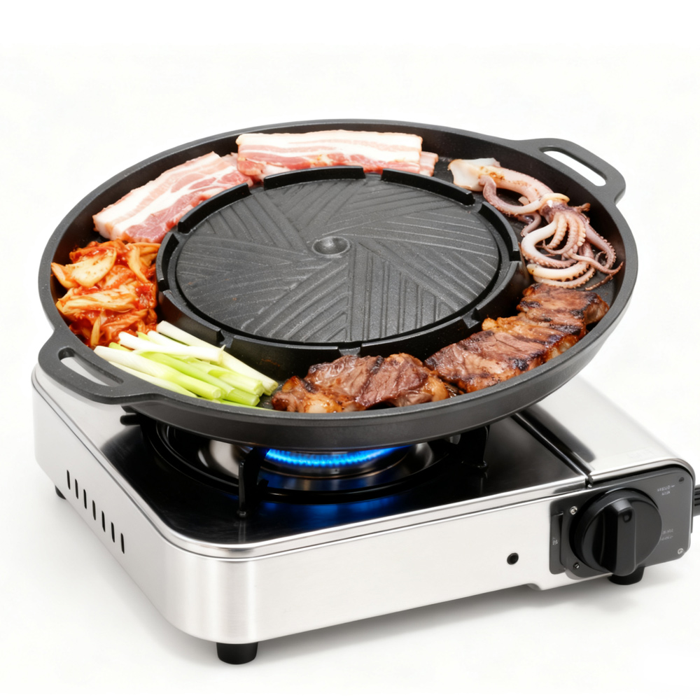 KOSUN Korean BBQ Grill Pan 2 i - Korean Bbq Grill 评论和价格