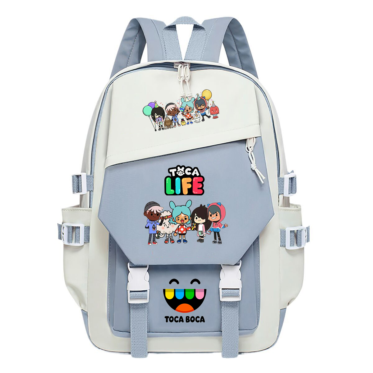 Toca Life World Print Backpack - Korean Women Lifestyle 评论和价格