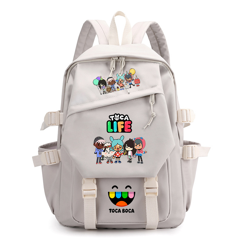 Toca Life World Print Backpack - Korean Women Lifestyle 评论和价格